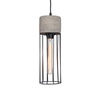 PENDANT 1L CONCRETE STEEL (1660 Zambelis) - Zambelis