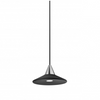 Lampa wisząca Tentor Chromowo - czarna AZZARDO (AZ3086-AZ3087)