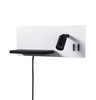 Oprawa ścienna SERRA LED DIM USB-C RIGHT 2700K biały matowy (PL71103) - PAULMANN