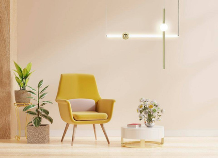 MOOSEE lampa wisząca LIBRA 60 ON złota (MSE010100219) - Moosee