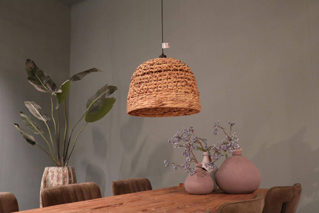 Lampa wisząca Boho Hiacynt wodny 38x38x128cm (56106-017) - DIJK