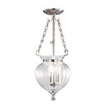 Lampa wisząca Finsbury Park (FP-P-S-POL-NCKL) - Elstead Lighting