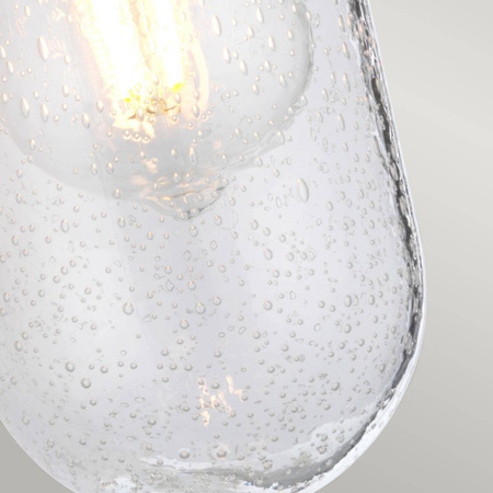 Kinkiet Rigby - 1 źródło światła - Polerowany chrom (QN-RIGBY1-BATH-PC) - Quintiesse