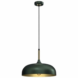 Lampa wisząca LINCOLN GREEN/GOLD 1xE27 35cm (MLP8032) - Milagro