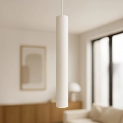 Lampa wisząca na szynie, sterowana aplikacją Slim Magnetic Track Biały pendant 6W LED Tuya CCT (ML2208) - Milagro