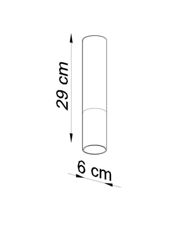 Plafon LOOPEZ czarny/chrom (SL.0939) - Sollux