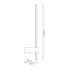 Kinkiet SWING 8W LED 3000-6000K (ML1010) - Milagro
