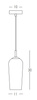 PENDANT LIGHT E14 CLEAR GLASS (22119 Zambelis) - Zambelis