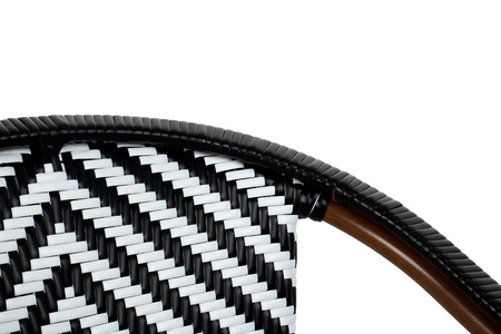 Krzesło ogrodowe CAFE AZURE biały / czarny (KH1501100287) - King Home