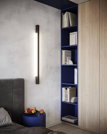 Kinkiet SAPPO L czarny LED 4000K (TH.210) - Thoro Lighting