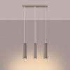 Lampa wisząca KARBON 3L taupe (SL.1774) - Sollux Lighting