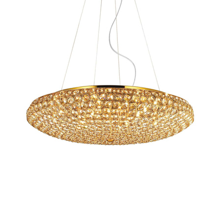 Lampa wisząca KING SP12 kol. złoty (088020) Ideal Lux - żyrandol