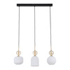 SOPHIA COGNAC WHITE LAMPA WISZĄCA 3XE14 (11591) - TK Lighting