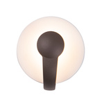 OUTDOOR WALL LIGHT LED 5W DARK BROWN - SANDY WHITE (E271 Zambelis) - Zambelis