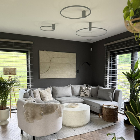 Plafon Echo 120 Kol. Szary 4000 - Ramko