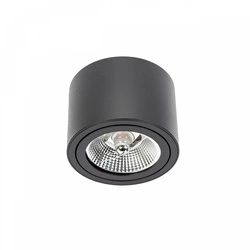 CHLOE AR111 NATYNKOWA GU10 250V IP20 139x100mm CZARNY okrągła ruchoma (SLIP005013) - Spectrum LED