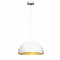 Lampa wisząca BETA WHITE/GOLD Ø 35 cm (MLP7897) - Milagro
