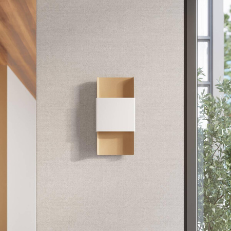 Kinkiet DURLIN złoty/biały (SL.1353) - Sollux Lighting