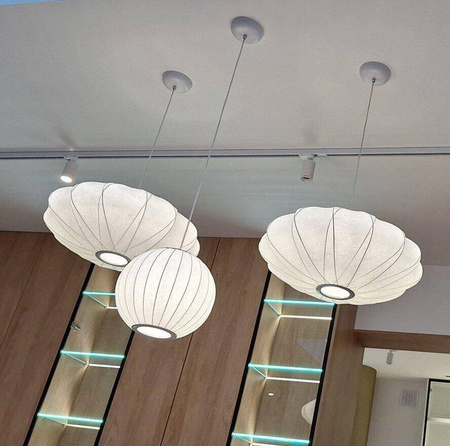 Lampa wisząca SILK X-shape biała 40 cm (ST-2334-40) - Step into Design