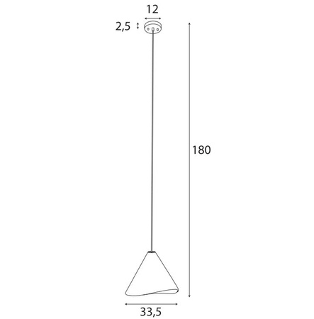MAXLIGHT P0548 LAMPA WISZĄCA SAKURA DARKWALNUT WOOD