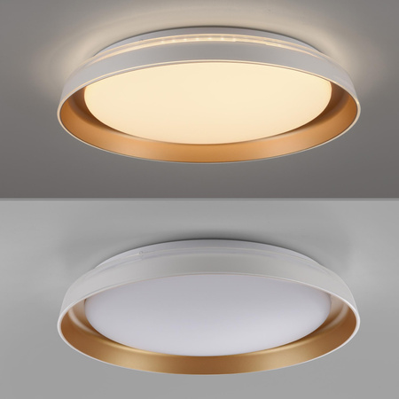 SATI LAMPA SUFITOWA MATOWY MOSIĄDZ (14368-60) - Paul Neuhaus