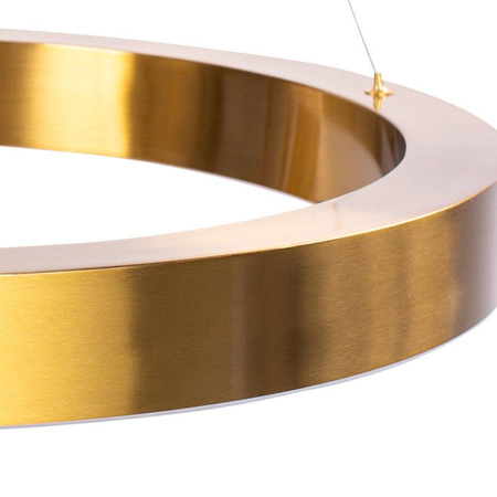 Lampa wisząca CIRCLE 60+60 LED mosiądz na 1 podsufitce (ST-8848-60+60 brass) - Step into Design