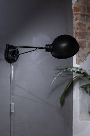PORTLAND Wall 1L Black (108587) Markslojd