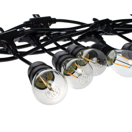 GIRLANDA 10 METRÓW Z ŻARÓWKĄ FILAMENTOWĄ 10x1,5W (EKO6925) - Eko-Light