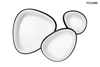 MOOSEE lampa sufitowa / plafon AREA 3     czarna (MSE1501100503) - Moosee