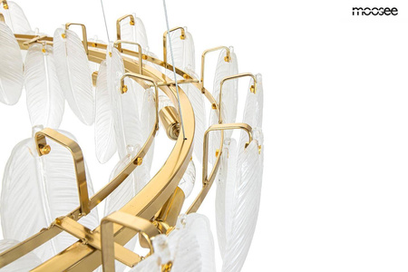 Lampa wiszącaw stylu glamour ROCH 80 złota (MSE1501100446) - Moosee