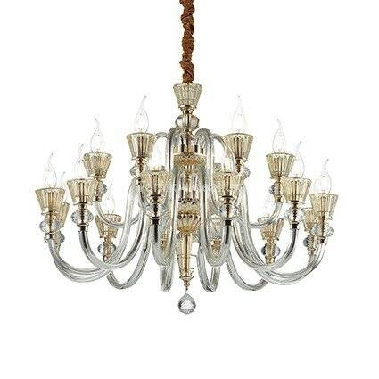 Lampa wisząca Strauss SP18 (140629) Ideal Lux - żyrandol
