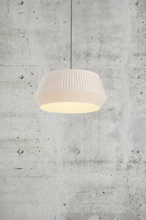 Lampa wisząca z bawełnianym abażurem DICTE Nordlux E27 60W Tekstylia Beżowy