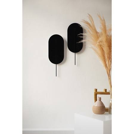 ROKKE czarna lampa ścienna / kinkiet (RKK22000) - Ummo