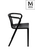 MODESTO krzesło AIR czarne - polipropylen (1615-APC) - Modesto Design