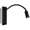 Lampka nocna BASE 8W+2W BLACK (ML63500) - Milagro