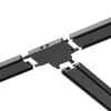 Slim Magnetic Track Czarny Łącznik Szyn T (ML2219) - Milagro