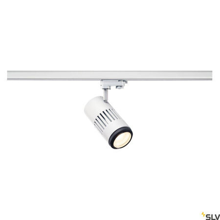 STRUCTEC, reflektor Zooming Lens do szyny 3-fazowej wysokonapięciowej, LED, 3000K, kolor biały, 20-60°, z adapterem 3-fazowym (1000657) - SLV