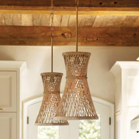 Lampa wisząca Twyla - 1 źródło światła - Oksydowane złoto (QN-TWYLA-1P-BNG) - Quintiesse