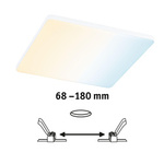 Panel podtynkowy Veluna VariFit Moon200x200mmTune 18W biały 230V (PL79959) - PAULMANN