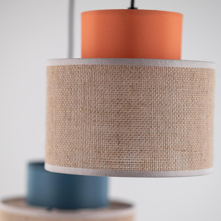 Kaskadowa lampa wisząca DUO JUTA MIX 3 KOŁO (2759) - TK Lighting