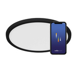 Lampy sufitowe OjaSmart Nordlux LED Tworzywo sztuczne Czarny