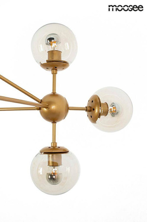 MOOSEE lampa wisząca ASTRIFERO 10 złota / bursztynowa (MSE010100182) - Moosee