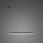 Lampa wisząca Ledowe Okręgi No.1 CO 80cm 3k czarna ściemnialna (LA073/CO_80_in_3k_black_dimm) - ALTAVOLA DESIGN