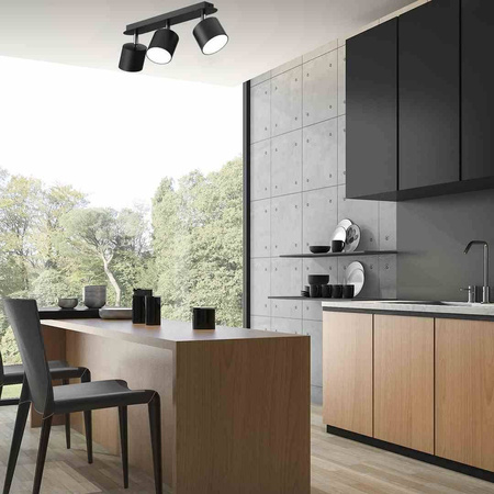 Lampa sufitowa DIXIE BLACK 3xGX53 (MLP7601) - Milagro