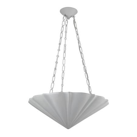 Lampa wisząca Martine - 3 źródła światła - Antyczna biel (QN-MARTINE-P-WHT) - Quintiesse