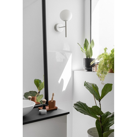 KOP A biała lampa ścienna / kinkiet z podwyższoną szczelnością IP44 (KPA110S0) - Ummo