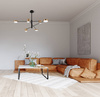 Remdal  (PND-16374-6 BK+GD) - Italux