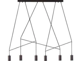 Lampa wisząca IMBRIA BLACK VI listwa (9675) Nowodvorski - żyrandol