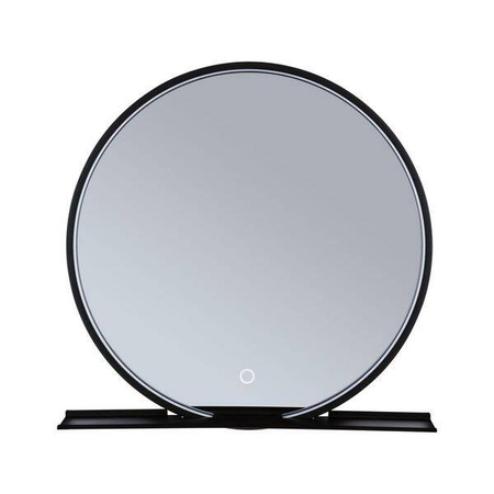 Lustro łazienkowe z półką MIRO LED DIM IP44 czarny Ø 50 (PL71090) - PAULMANN