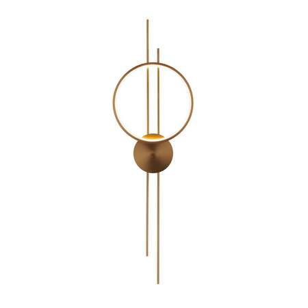 Designerska lampa ścienna ECLIPTICA LED złota 100 cm (ST-DL8532) - Step into Design